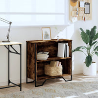 Thumbnail for Bücherregal Räuchereiche 80x31x74,5 cm Holzwerkstoff