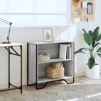 Thumbnail for Bücherregal Grau Sonoma 80x31x74,5 cm Holzwerkstoff