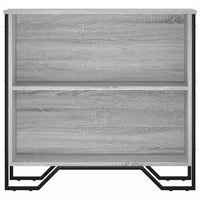 Thumbnail for Bücherregal Grau Sonoma 80x31x74,5 cm Holzwerkstoff