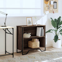 Thumbnail for Bücherregal Braun Eichen-Optik 80x31x74,5 cm Holzwerkstoff