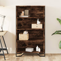 Thumbnail for Bücherregal Räuchereiche 80x31x137,5 cm Holzwerkstoff