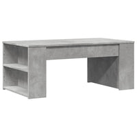 Thumbnail for Couchtisch Betongrau 102x55x42 cm Holzwerkstoff