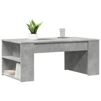 Thumbnail for Couchtisch Betongrau 102x55x42 cm Holzwerkstoff