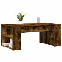 Thumbnail for Couchtisch Räuchereiche 102x55x42 cm Holzwerkstoff