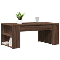 Thumbnail for Couchtisch Braun Eichen-Optik 102x55x42 cm Holzwerkstoff