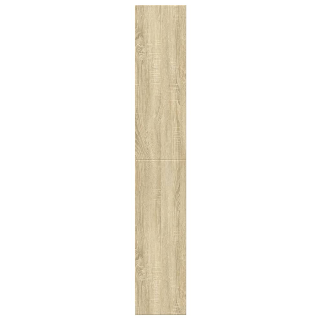 Bücherregal Sonoma-Eiche 57x28,5x174 cm Holzwerkstoff