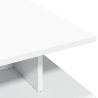 Thumbnail for Couchtisch Weiß 102x55x35 cm Holzwerkstoff
