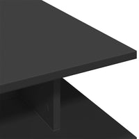 Thumbnail for Couchtisch Schwarz 102x55x35 cm Holzwerkstoff