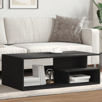 Thumbnail for Couchtisch Schwarz 102x55x35 cm Holzwerkstoff