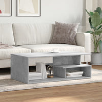 Thumbnail for Couchtisch Betongrau 102x55x35 cm Holzwerkstoff