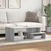 Thumbnail for Couchtisch Grau Sonoma 102x55x35 cm Holzwerkstoff