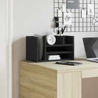 Thumbnail for Schreibtisch-Organizer Schwarz 44,5x24x25 cm Holzwerkstoff