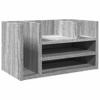 Thumbnail for Schreibtisch-Organizer Grau Sonoma 44,5x24x25 cm Holzwerkstoff