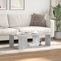 Thumbnail for Couchtisch Betongrau 89,5x48x30 cm Holzwerkstoff