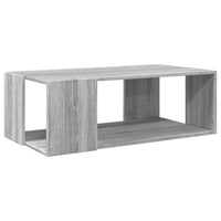 Thumbnail for Couchtisch Grau Sonoma-Eiche 89,5x48x30 cm Holzwerkstoff