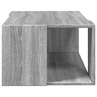 Thumbnail for Couchtisch Grau Sonoma-Eiche 89,5x48x30 cm Holzwerkstoff