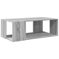 Thumbnail for Couchtisch Grau Sonoma-Eiche 89,5x48x30 cm Holzwerkstoff