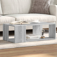 Thumbnail for Couchtisch Grau Sonoma-Eiche 89,5x48x30 cm Holzwerkstoff