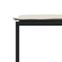 Thumbnail for 11-tlg. Garten-Essgruppe mit Kissen Schwarz Poly Rattan