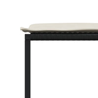 Thumbnail for 11-tlg. Garten-Essgruppe mit Kissen Schwarz Poly Rattan