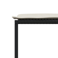 Thumbnail for 13-tlg. Garten-Essgruppe mit Kissen Schwarz Poly Rattan