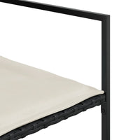 Thumbnail for 11-tlg. Garten-Essgruppe mit Kissen Schwarz Poly Rattan