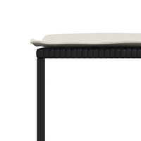 Thumbnail for 15-tlg. Garten-Essgruppe mit Kissen Schwarz Poly Rattan