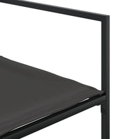 Thumbnail for 15-tlg. Garten-Essgruppe mit Kissen Schwarz Textilene