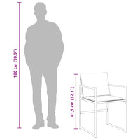 Thumbnail for 7-tlg. Garten-Essgruppe mit Kissen Weiß Textilene