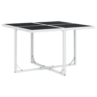 Thumbnail for 9-tlg. Garten-Essgruppe mit Kissen Weiß Textilene