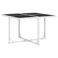 Thumbnail for 9-tlg. Garten-Essgruppe mit Kissen Weiß Textilene