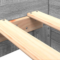 Thumbnail for Bettgestell Grau Sonoma 100x200 cm Holzwerkstoff