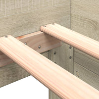 Thumbnail for Bettgestell ohne Matratze Sonoma-Eiche 90x200 cm Holzwerkstoff