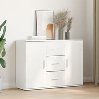 Thumbnail for Sideboard Weiß 90,5x29,5x65 cm Holzwerkstoff