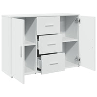 Thumbnail for Sideboard Weiß 90,5x29,5x65 cm Holzwerkstoff