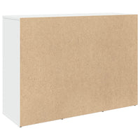 Thumbnail for Sideboard Weiß 90,5x29,5x65 cm Holzwerkstoff