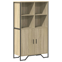 Thumbnail for Highboard Sonoma-Eiche 79,5x35,5x137,5 cm Holzwerkstoff