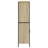 Thumbnail for Highboard Sonoma-Eiche 79,5x35,5x137,5 cm Holzwerkstoff