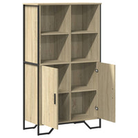 Thumbnail for Highboard Sonoma-Eiche 79,5x35,5x137,5 cm Holzwerkstoff