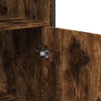 Thumbnail for Highboard Räuchereiche 79,5x35,5x137,5 cm Holzwerkstoff