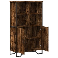 Thumbnail for Highboard Räuchereiche 79,5x35,5x137,5 cm Holzwerkstoff