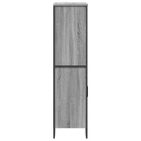Thumbnail for Highboard Grau Sonoma 79,5x35,5x137,5 cm Holzwerkstoff