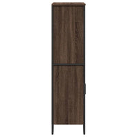 Thumbnail for Highboard Eichen-Optik 79,5x35,5x137,5 cm Holzwerkstoff