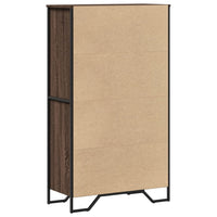 Thumbnail for Highboard Eichen-Optik 79,5x35,5x137,5 cm Holzwerkstoff