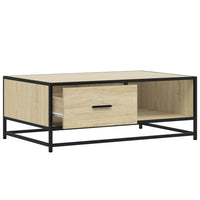 Thumbnail for Couchtisch Sonoma-Eiche 90x57x35 cm Holzwerkstoff und Metall