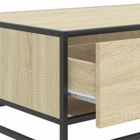 Thumbnail for Couchtisch Sonoma-Eiche 90x57x35 cm Holzwerkstoff und Metall
