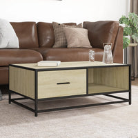 Thumbnail for Couchtisch Sonoma-Eiche 90x57x35 cm Holzwerkstoff und Metall