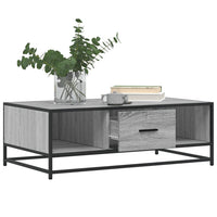Thumbnail for Couchtisch Grau Sonoma 100x57x35 cm Holzwerkstoff und Metall
