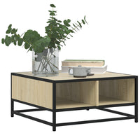 Thumbnail for Couchtisch Sonoma-Eiche 60,5x60,5x30cm Holzwerkstoff und Metall