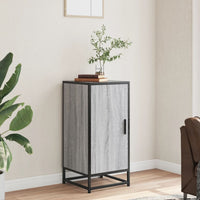 Thumbnail for Sideboard Grau Sonoma 35,5x35x76 cm Holzwerkstoff und Metall